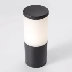 Lámpara sobremuro LED Amelia, CCT, negra, altura 25 cm