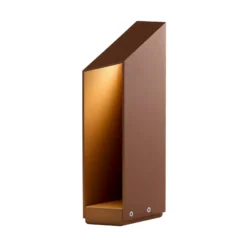 Lámpara sobremuro LED MARSET Domus Altura 37 cm Aluminio color óxido