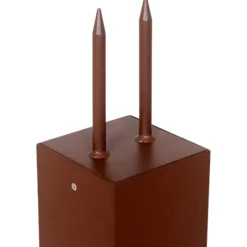 Lámpara sobremuro LED Tradition Sensor Corten 40cm