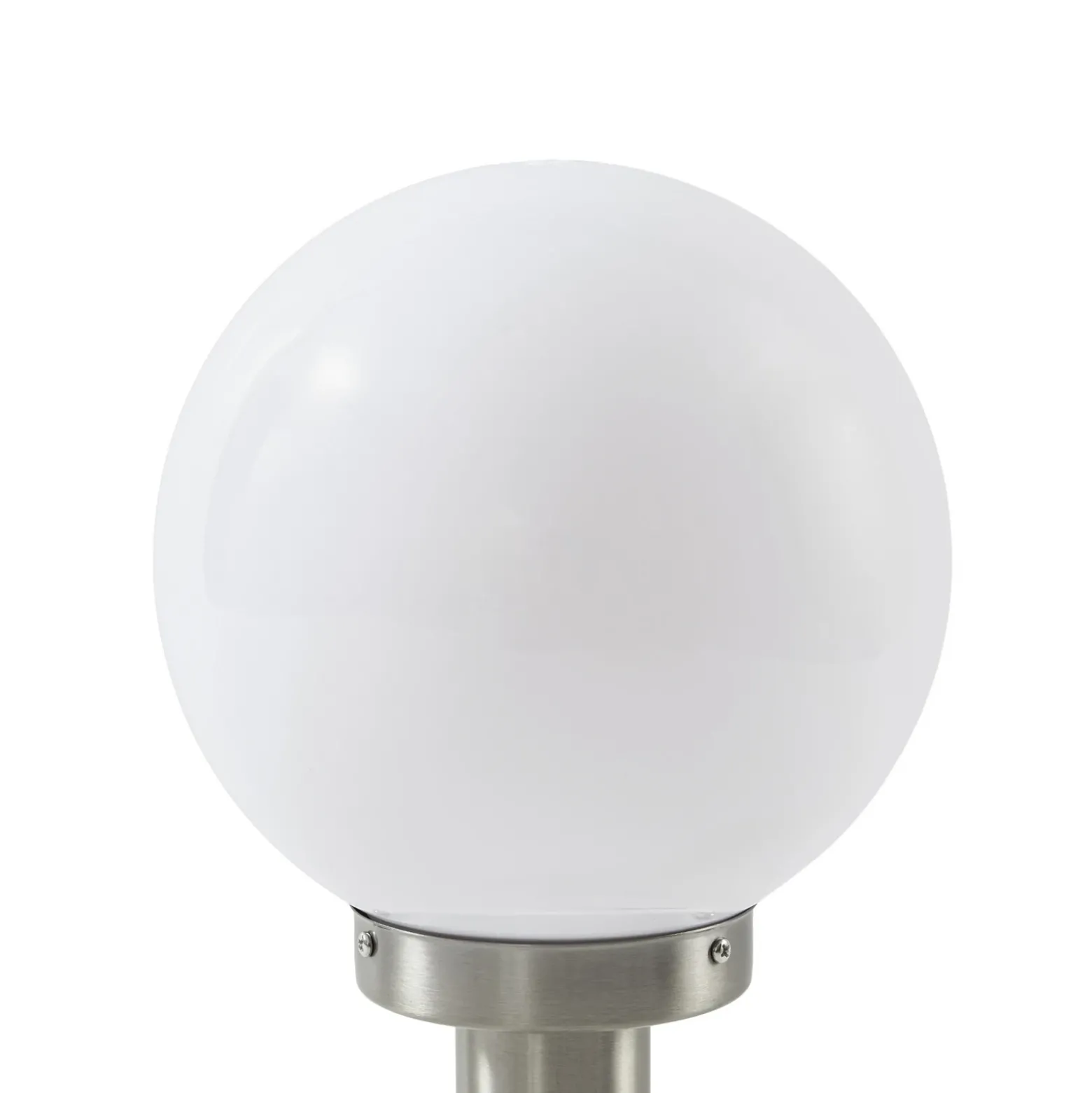 Lámpara sobremuro Lindby Vedran, 45 cm, acero inoxidable, sensor
