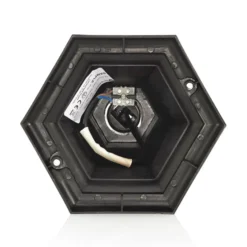 Lámpara sobremuro Nadesha, dorado cepillado