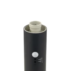 Lámpara sobremuro Statius de Lindby, antracita, hierro, sensor, 45 cm