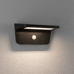 Lámpara solar de pared Paulmann Solveig con sensor
