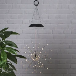 Lámpara solar LED colgante Firework