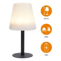 Lámpara solar LED de mesa OSL-50012 batería recargable y cable USB