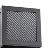 Lámpara solar LED de pared Avvin de PRIOS, negra, forma de cubo, con sensor