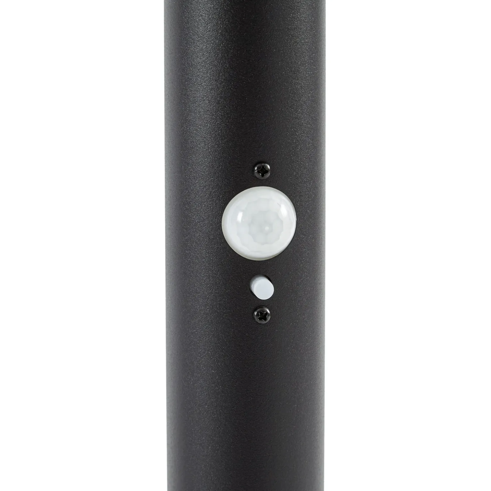 Lámpara solar LED de pie Kalen de PRIOS, negra, 50 cm, con sensor