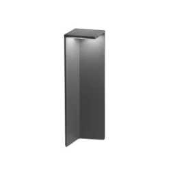 Lámpara solar LED Fold, gris oscuro, detector de movimiento, IP54