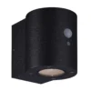 Lámpara solar LED Megatron Loky para pared, con sensor, redonda