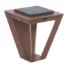 Lámpara solar LED para pared Metro con sensor, corten
