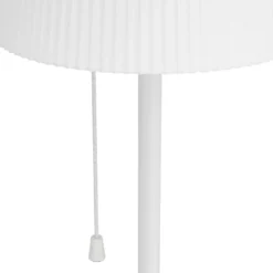 Lámpara solar LED para terraza Scordiano-L, blanca, altura 120 cm