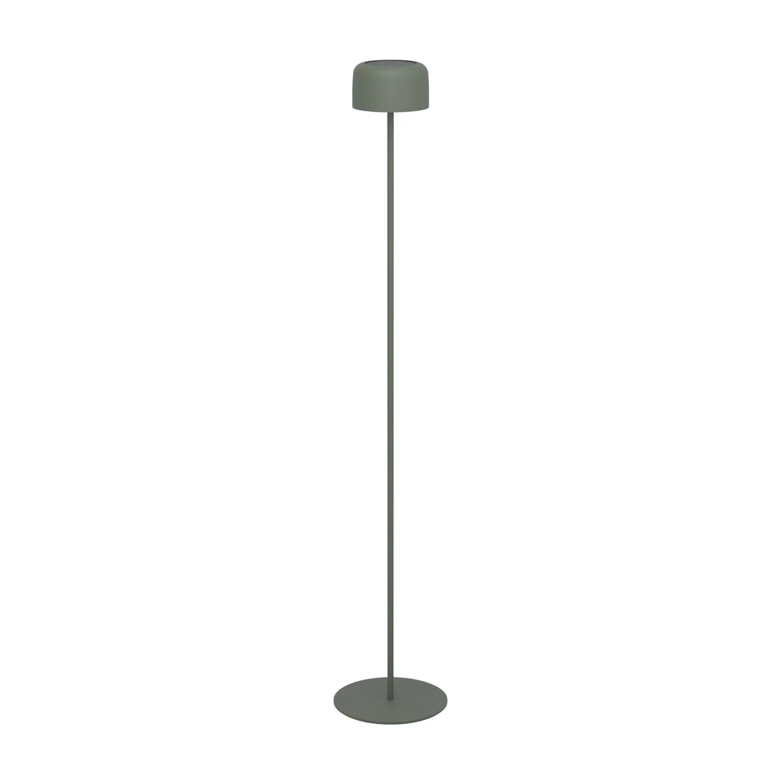 Lámpara solar LED para terraza Roccanova-L, verde, altura 120 cm