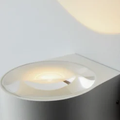 LOOM DESIGN Aplique de pared LED Frey IP65 2x6W blanco