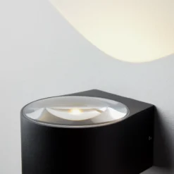 LOOM DESIGN Aplique de pared LED Frey IP65 2x6W negro