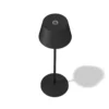 LOOM DESIGN Lámpara LED para terraza Modi negro 36 cm CCT