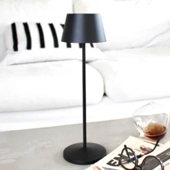 LOOM DESIGN Lámpara LED para terraza Modi negro 36 cm CCT