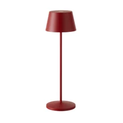LOOM DESIGN Lámpara LED recargable para patio Modi rojo rubí 36 cm CCT
