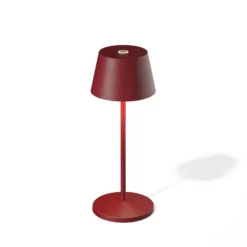 LOOM DESIGN Lámpara LED recargable para patio Modi rojo rubí 36 cm CCT