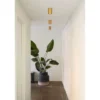 LOOM DESIGN plafón LED Nyx, latón, IP54