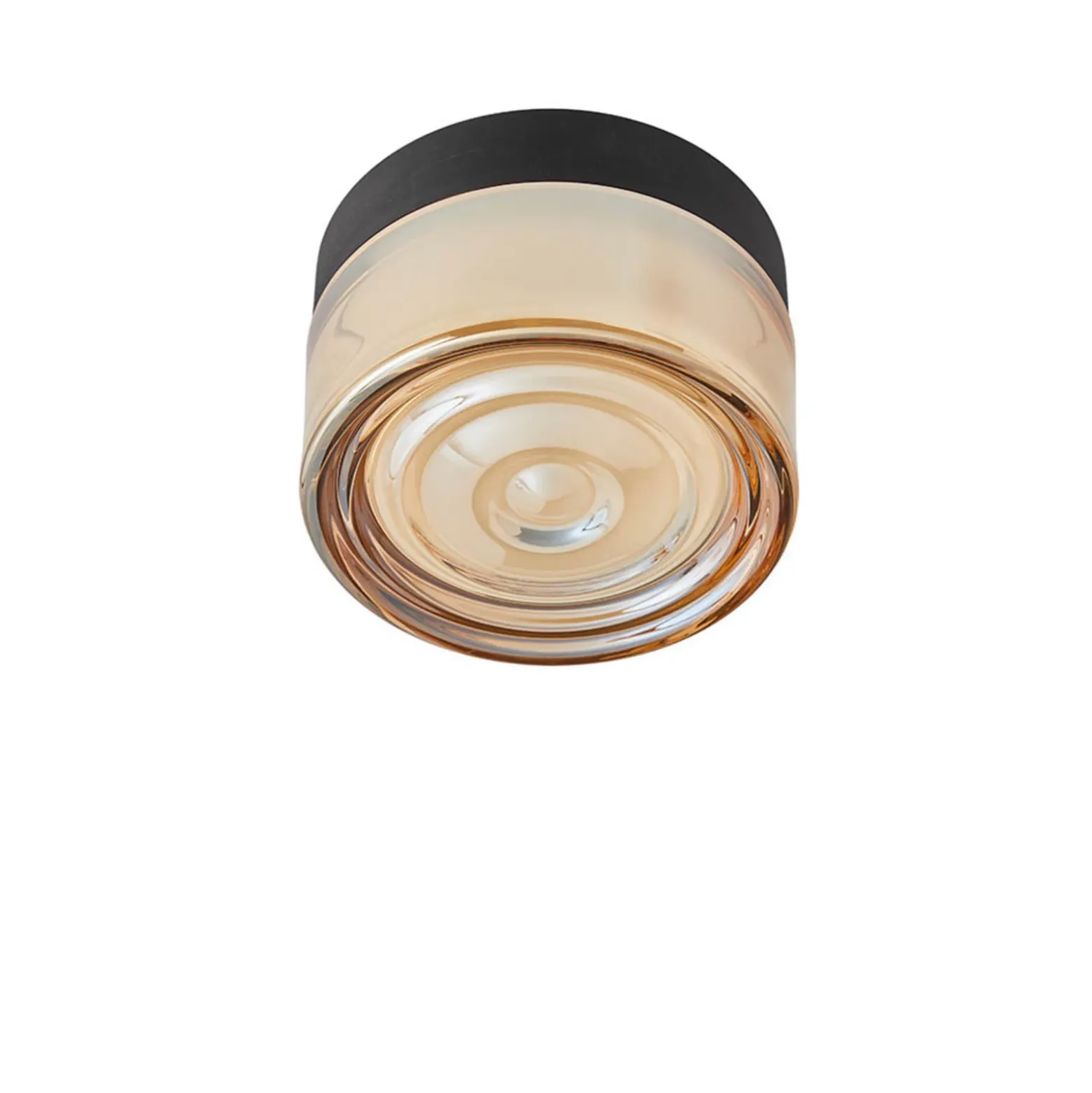 LOOM DESIGN plafón LED Otto Wave, ámbar, IP65
