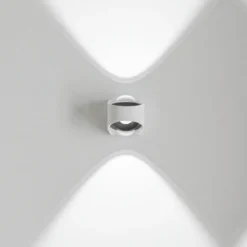LOOM DESIGN Saga Aplique LED para exterior arriba/abajo blanco