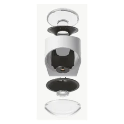 LOOM DESIGN Saga Aplique LED para exterior arriba/abajo blanco