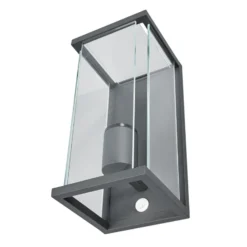 Lucande aplique de exterior Annalea, 29cm, 1 luz, IP54, sensor