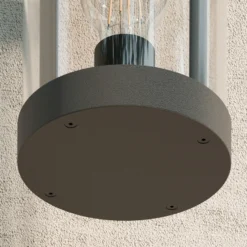 Lucande aplique de exterior Cassian, set de 2, antracita, IP54