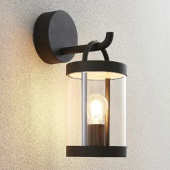 Lucande aplique de exterior Cassian, set de 2, antracita, IP54