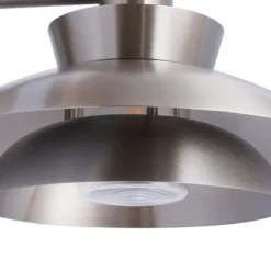 Lucande Aplique de exterior Thais, acero inoxidable, Ø 25 cm