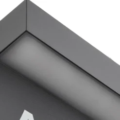 Lucande aplique LED con número de casa Kalero, sensor crepuscular, CCT