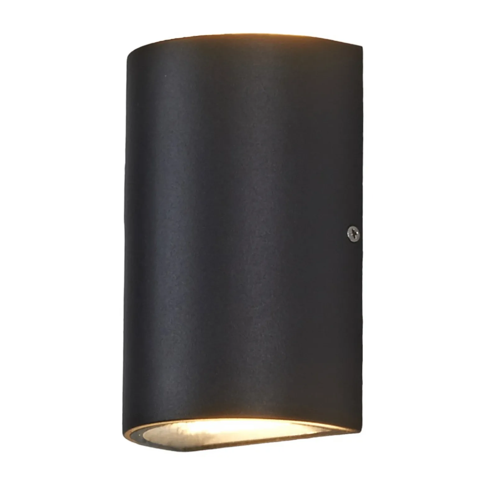 Lucande Aplique LED para exterior Jale, 16 cm, antracita, aluminio
