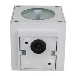 Lucande aplique LED para exterior Jarno, blanco, metal, 9 cm