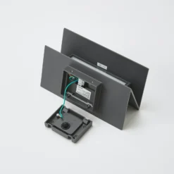 Lucande Aplique LED para exterior Meja, negro, metal, IP54