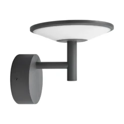 Lucande aplique LED para exterior Fenia, antracita, aluminio, IP65