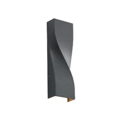 Lucande Aplique LED para exterior Tibelya, antracita, arriba/abajo, IP65