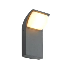 Lucande Aplique LED para exterior Tinna, 20 cm, antracita, IP65