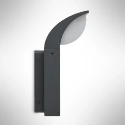 Lucande Aplique LED para exterior Tinna, 20 cm, antracita, IP65