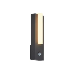 Lucande Aplique LED para exterior Virgalia, detector de movimiento, IP54