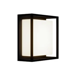 Lucande Aplique LED para exterior Ilirian, antracita, aluminio, 25 cm