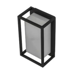 Lucande aplique LED para exterior Ilirian, antracita, aluminio, 15 cm