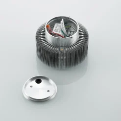 Lucande Aplique LED para exterior Keany, metal, Ø 16 cm, IP54