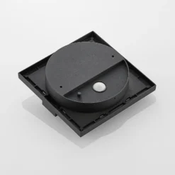Lucande Aplique LED para exterior Gylfi, 20 cm, negro, sensor