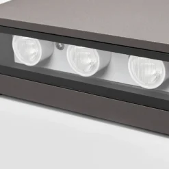 Lucande Aplique LED para exterior Trixy, antracita, metal, IP54