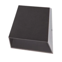 Lucande aplique LED para exterior Hanno, antracita, metal, IP54