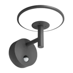 Lucande Aplique LED para exterior Fenia, sensor, IP54, antracita