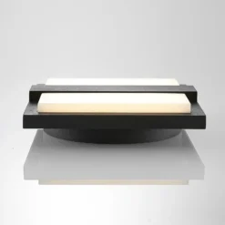 Lucande Aplique LED para exterior Gylfi, 20 cm, antracita, aluminio