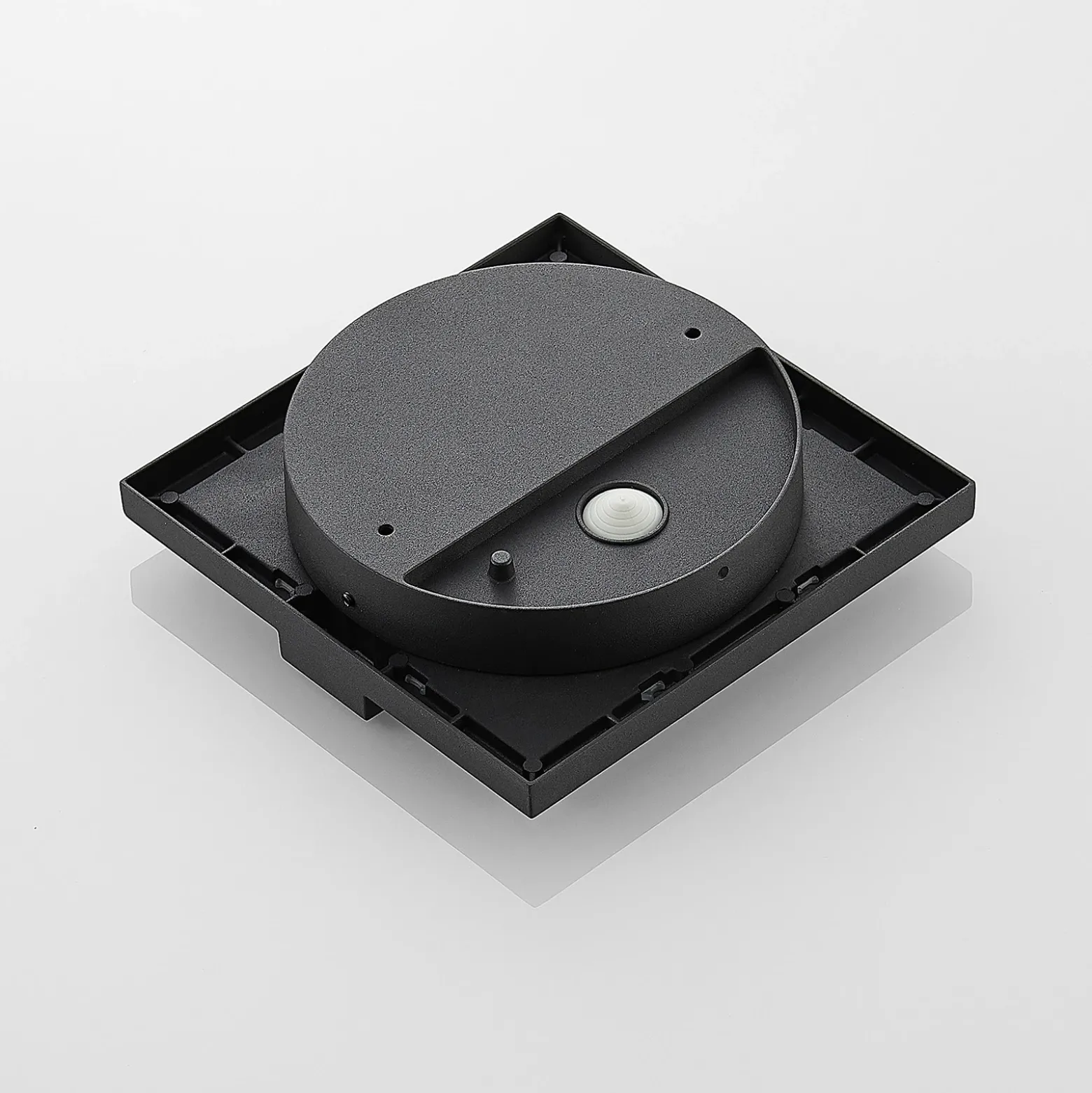 Lucande Aplique LED para exterior Gylfi, 20 cm, antracita, aluminio