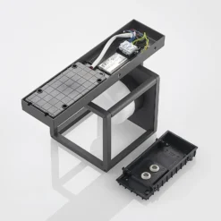 Lucande aplique para exterior Timio, downlight, sensor, GX53, IP44