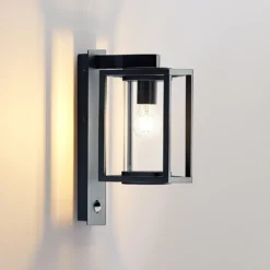 Lucande aplique para exterior Ferda, set de 2, antracita Sensor IP44